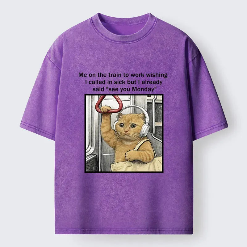 Best Seller Cat T-Shirt for Streetwear