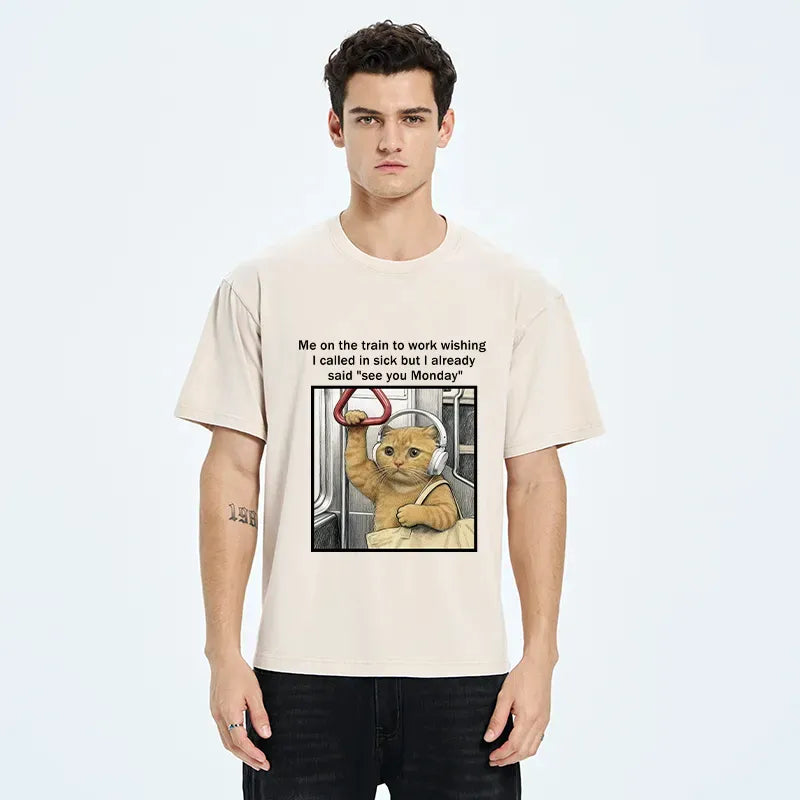 Best Seller Cat T-Shirt for Streetwear