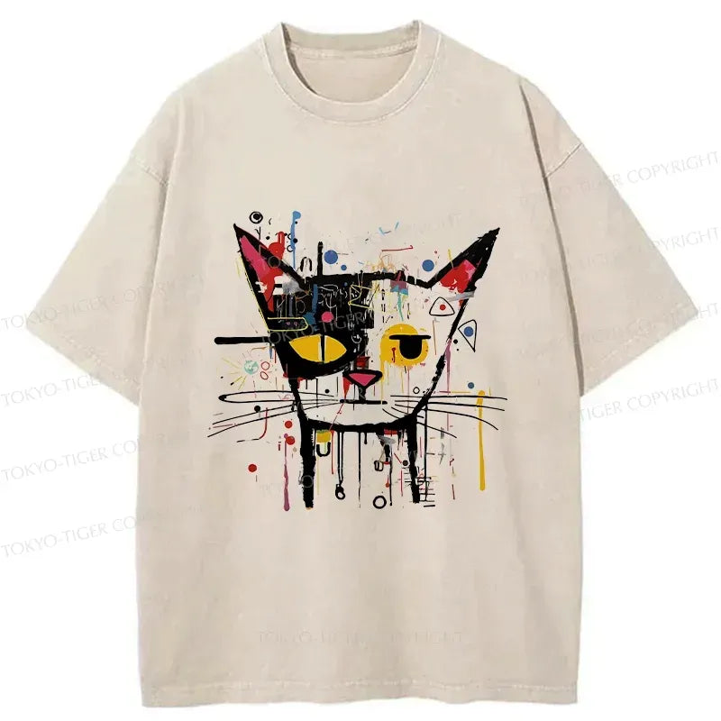 Best Seller Japanese Streetwear Cat T-Shirt