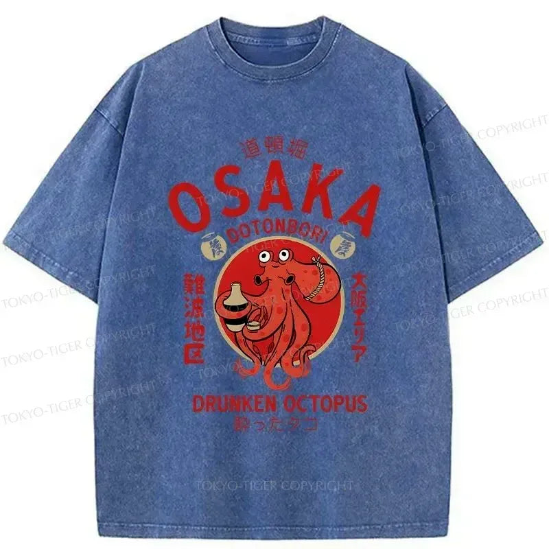 kyoto lion ukiyo-e washed t-shirt