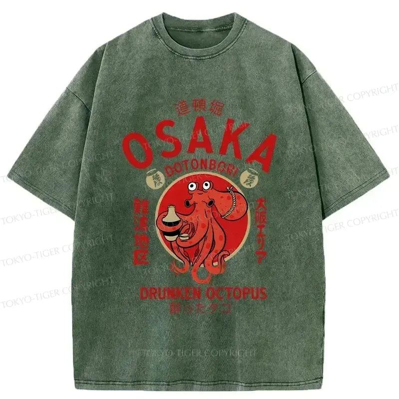 japanese woodblock octopus tee best seller