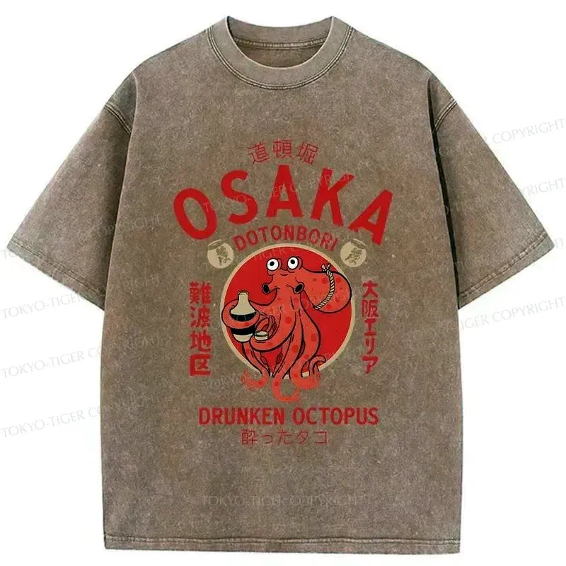 japanese woodblock octopus tee best seller