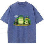 Kyoto-Lion Frog T-Shirt for Streetwear