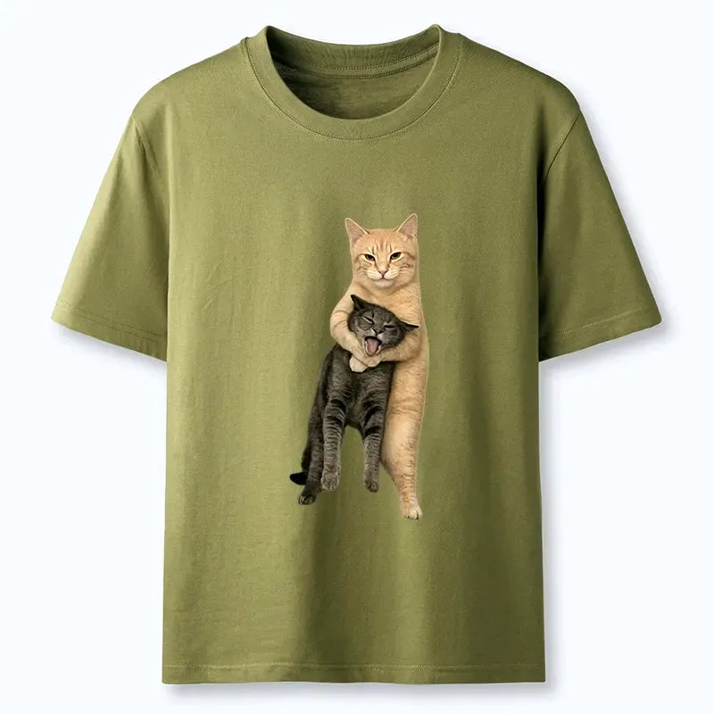Vintage Orange Cat Tee Best Seller