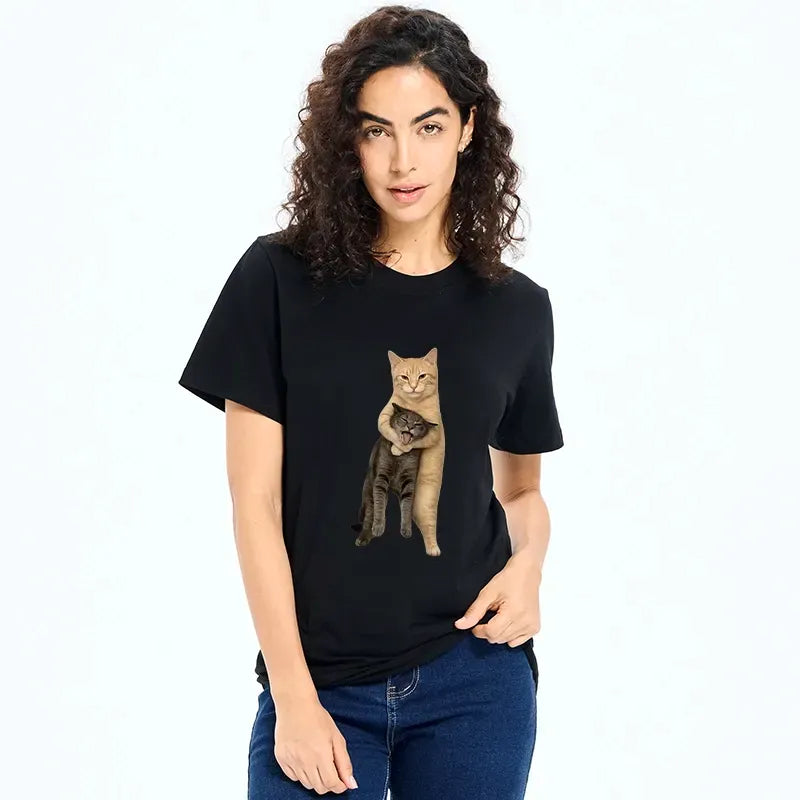 Vintage Orange Cat Tee Best Seller
