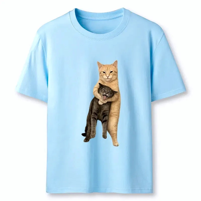Funny Cat T-Shirt for Summer