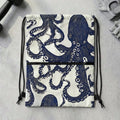 Kyoto-Lion Ocean Octopus Drawstring Backpack