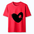 Kyoto-Lion Cute Heart Puzzle Classic T-Shirt
