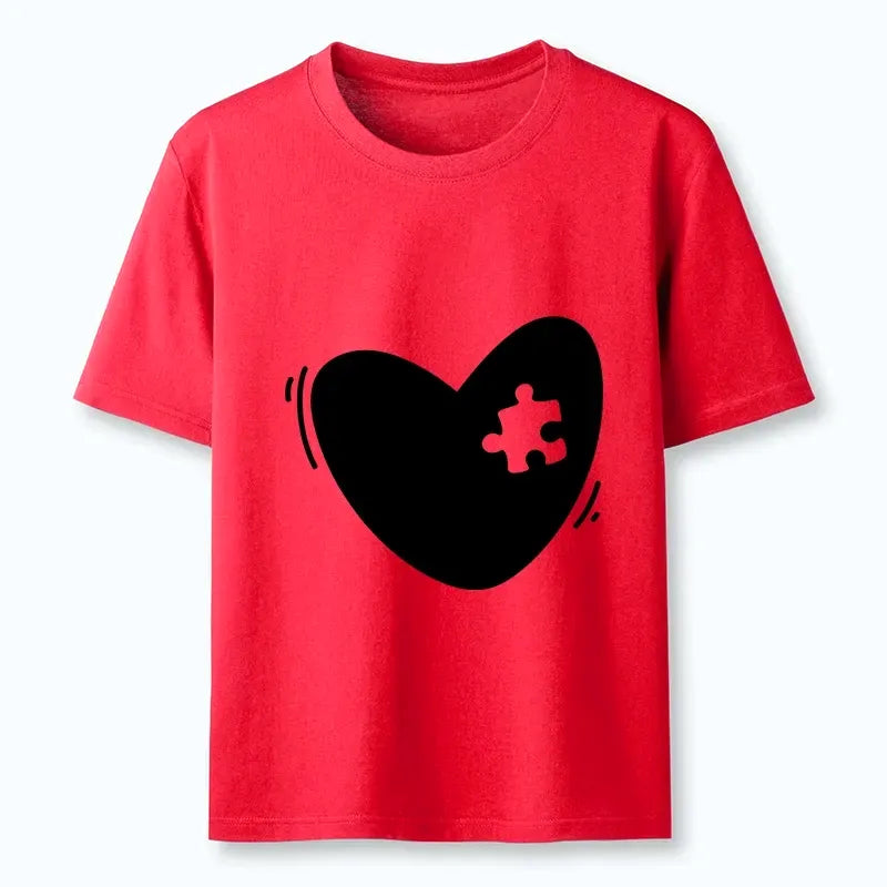 Kyoto-Lion Cute Heart Puzzle Classic T-Shirt