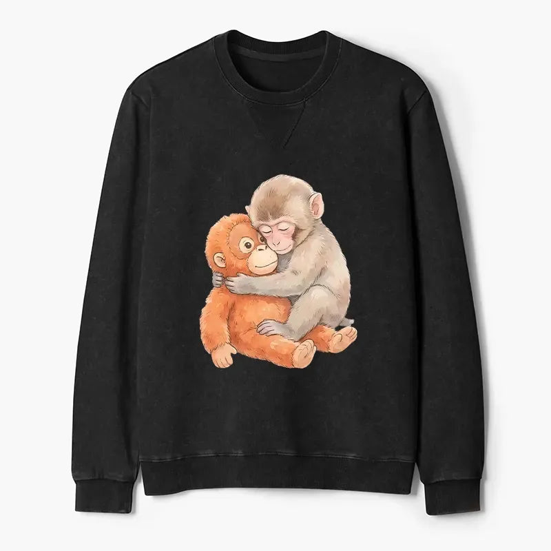 Kyoto-Lion Poor Punch Washed Terry Sweatshirt