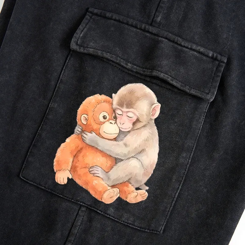 Japanese streetwear sweatpants for daily wear