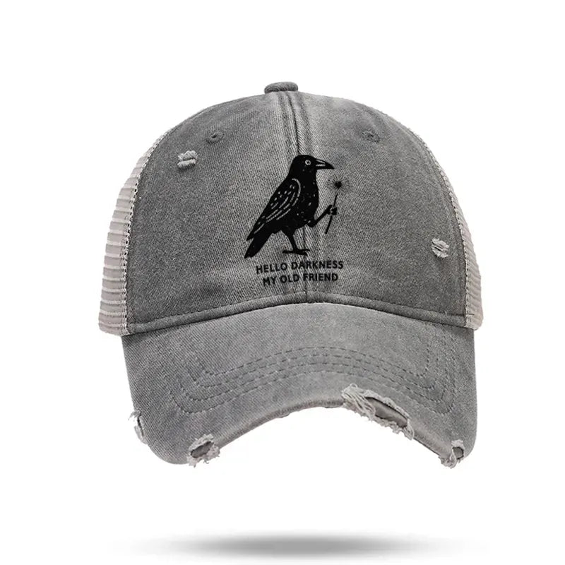 Vintage Crow Cap with Free Shipping