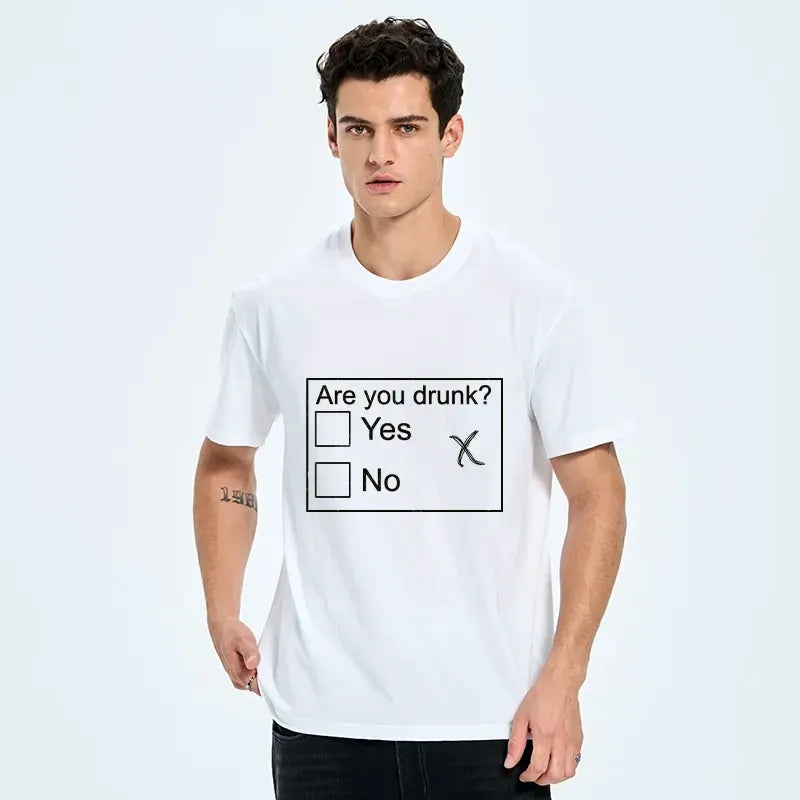 Kyoto-Lion Confused Drunk Checkbox Graphic Classic T-Shirt