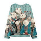Best seller ugly Christmas sweatshirt for cat lovers