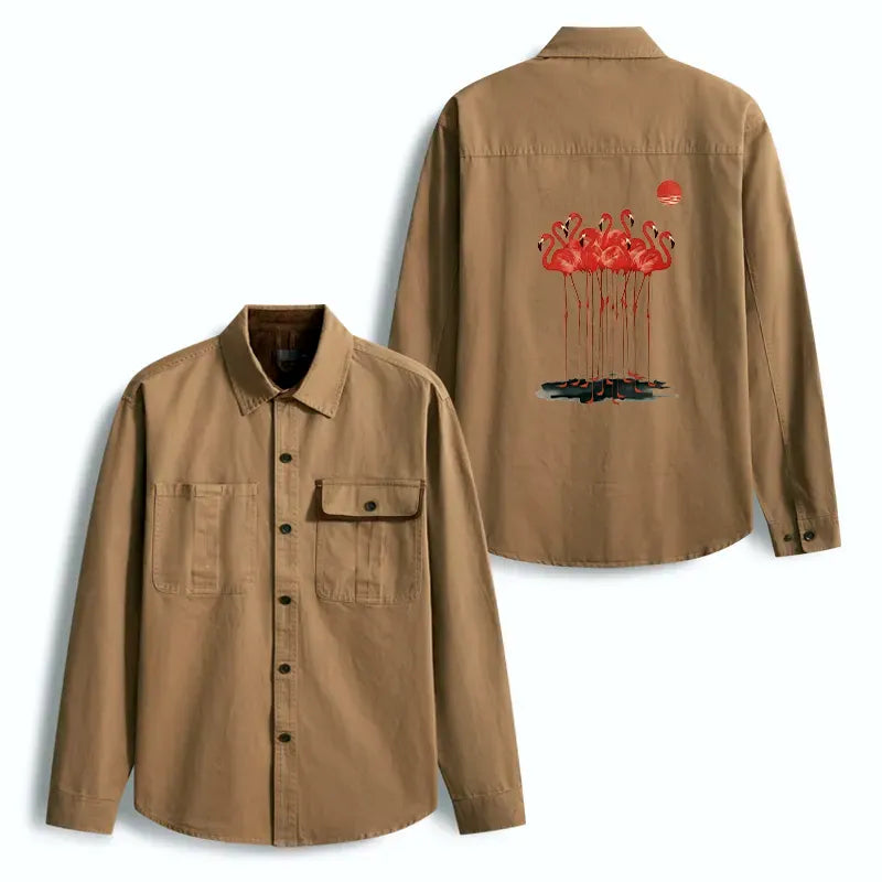 Men's Corduroy Work Jacket Japanese Style