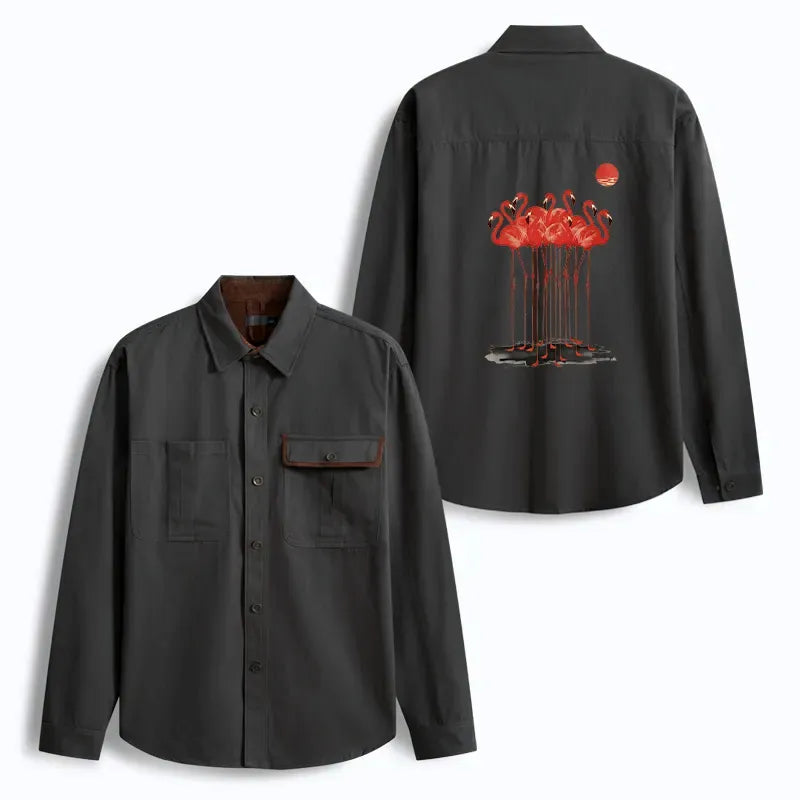 Men's Corduroy Work Jacket Japanese Style