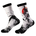 Kyoto-Lion Samurai Sword And Flower Socks