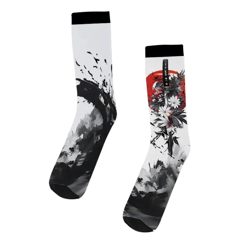 Samurai Sword Socks for Festival