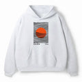 Kyoto-Lion Minimalist Art Sun Adult Fleece Hoodie