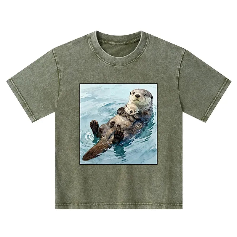 Japanese Washed T-Shirt for Kids
