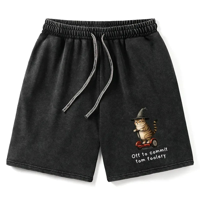 Japanese Streetwear Cat Shorts