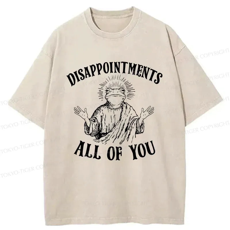 Japanese Frog God Washed T-Shirt for Gift