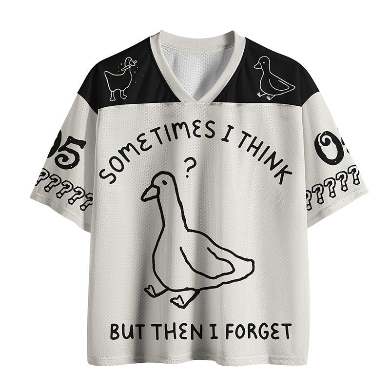 Kyoto-Lion Goose Thinks Then Forgets Mesh Jersey