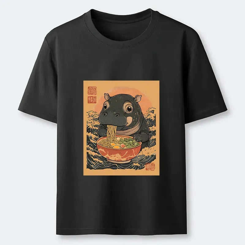 Vintage Kyoto Lion Moo Deng Tee for Summer