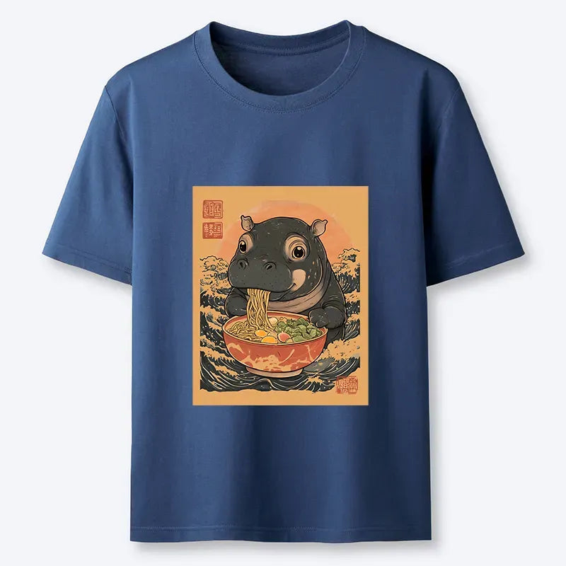 Vintage Kyoto Lion Moo Deng Tee for Summer