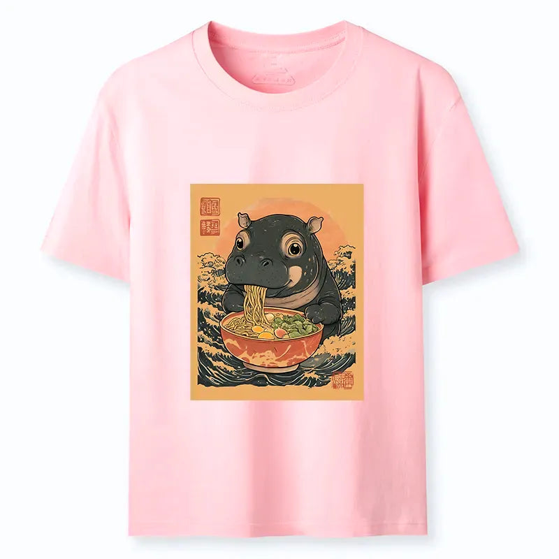 Vintage Kyoto Lion Moo Deng Tee for Summer