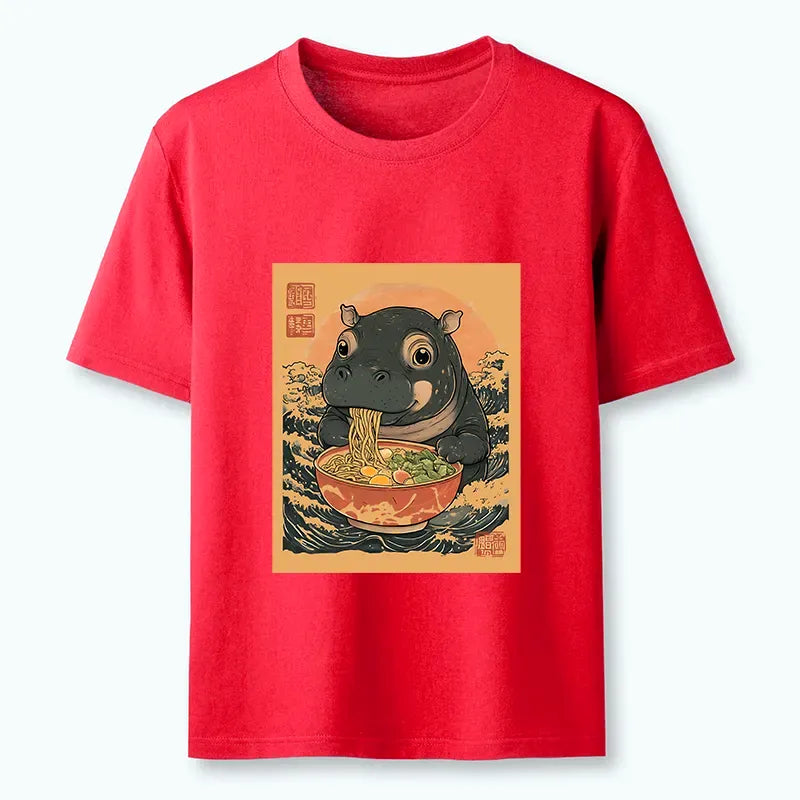Vintage Kyoto Lion Moo Deng Tee for Summer