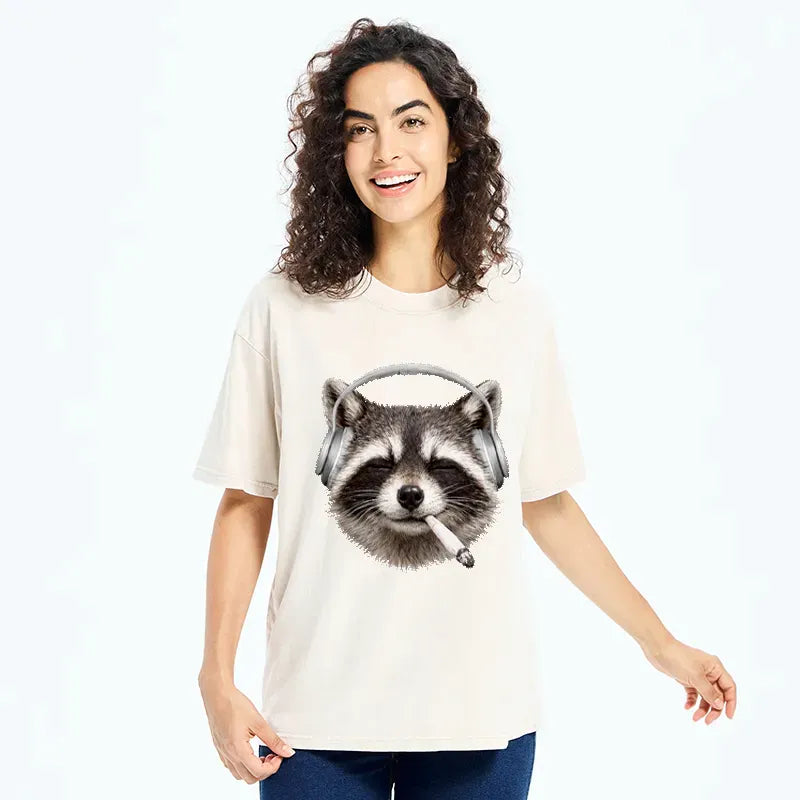 Best Seller Washed Raccoon T-Shirt