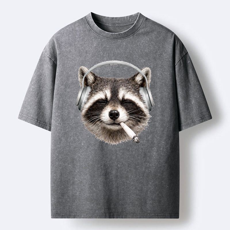Best Seller Washed Raccoon T-Shirt