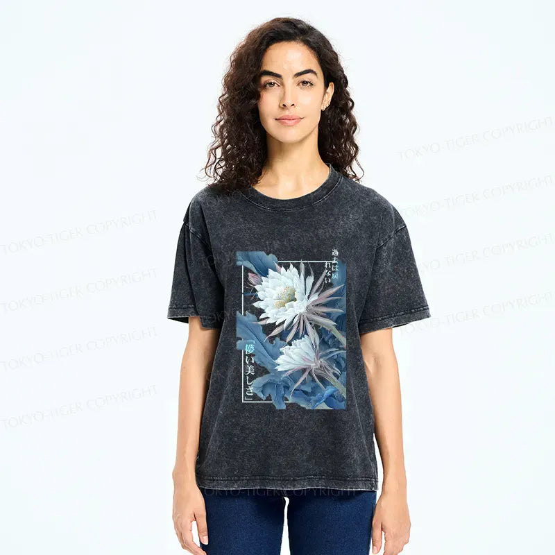 Epiphyllum Washed Unisex T-Shirt