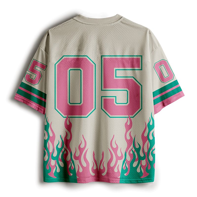 Japanese Kyoto Lion Mesh Jersey
