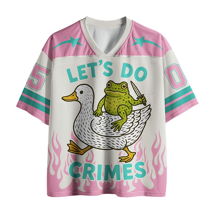 Pink Unisex Mesh Jersey on Sale