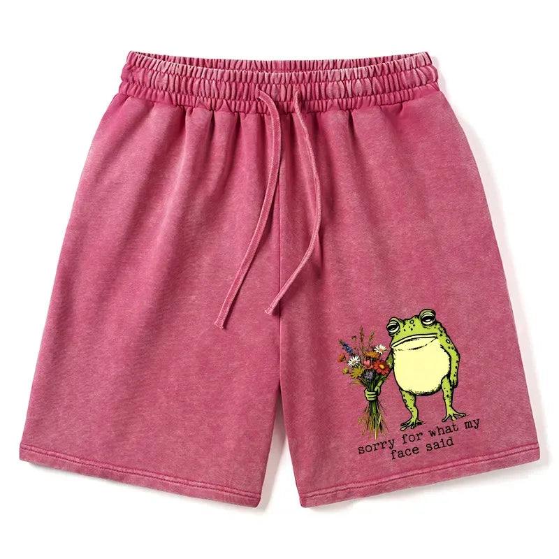 Trendy Frog Shorts for Streetwear