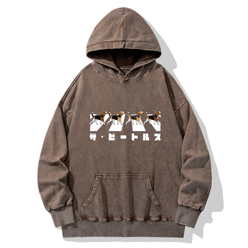 japanese vintage washed hoodie for daily wear