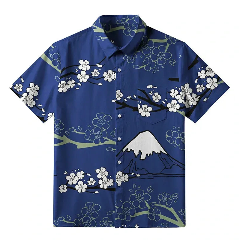 Comfortable Unisex Button-up Shirt for Vacation