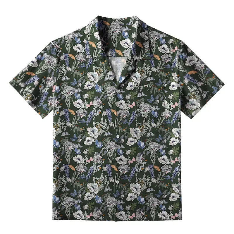 Kyoto-Lion Hawaiian Shirt for Men