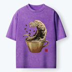 japanese washed t-shirt for daily wear