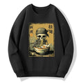 Kyoto-Lion Funny Skeleton Ramen Classic Sweatshirt