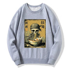 Kyoto-Lion Funny Skeleton Ramen Classic Sweatshirt