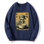 Kyoto-Lion Funny Skeleton Ramen Classic Sweatshirt