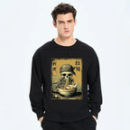Kyoto-Lion Funny Skeleton Ramen Classic Sweatshirt