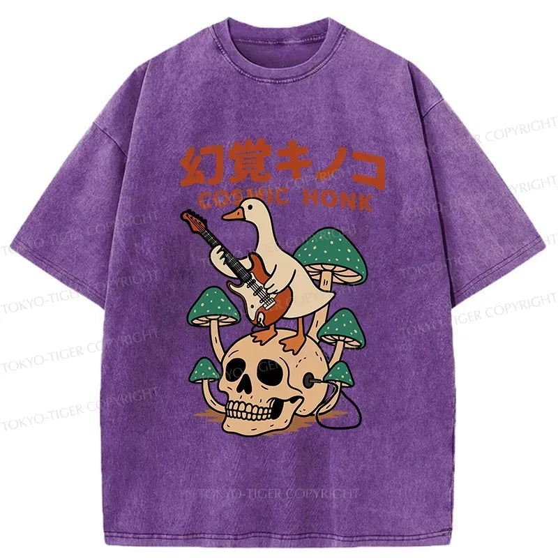 Japanese Washed T-Shirt for Daily Wear