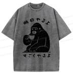 kyoto lion funny t-shirt for summer