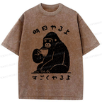 kyoto lion funny t-shirt for summer