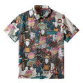 Kyoto-Lion Wandering Yokai Button-up Shirt
