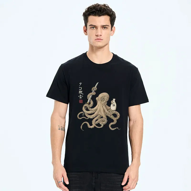 Kyoto lion samurai tee for summer